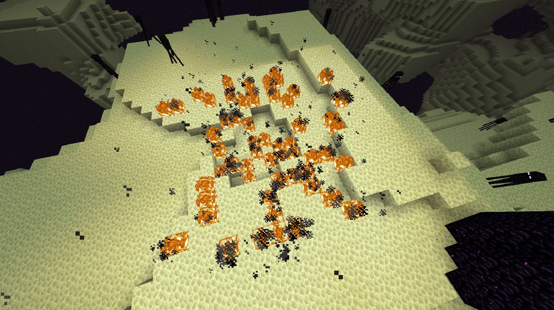 A few beds can make exploring and surviving Minecraft's most dangerous dimensions easier (Image via Mojang)